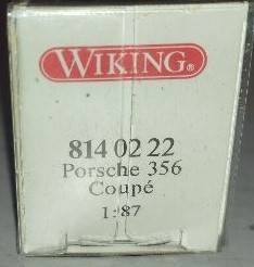 Wiking Porsche 356 Coupé - 1/87 Scale