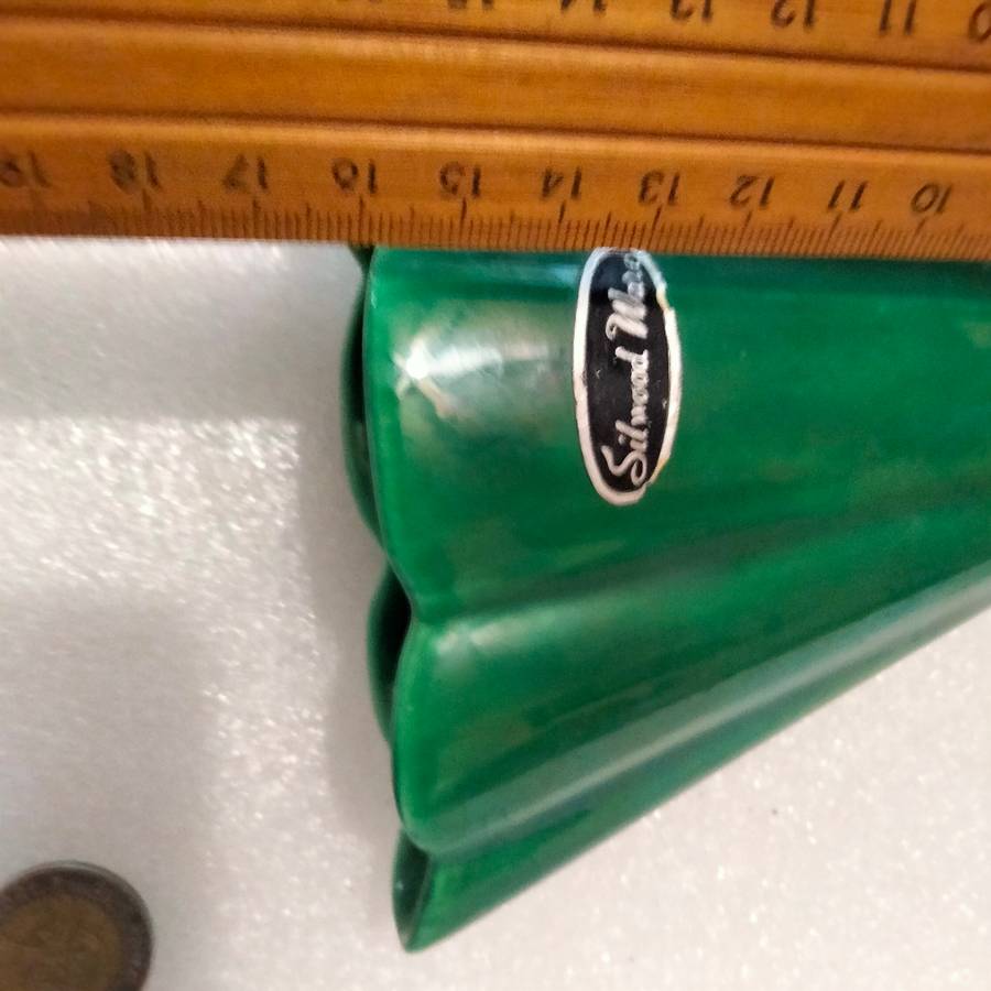 RARE Silwood Ware S.A. Scallop edges+ body Underglaze Green LOOK At My BUY NOW listings NO WAITING