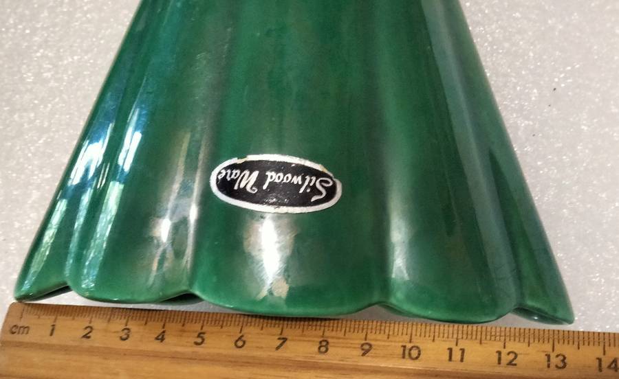 RARE Silwood Ware S.A. Scallop edges+ body Underglaze Green LOOK At My BUY NOW listings NO WAITING