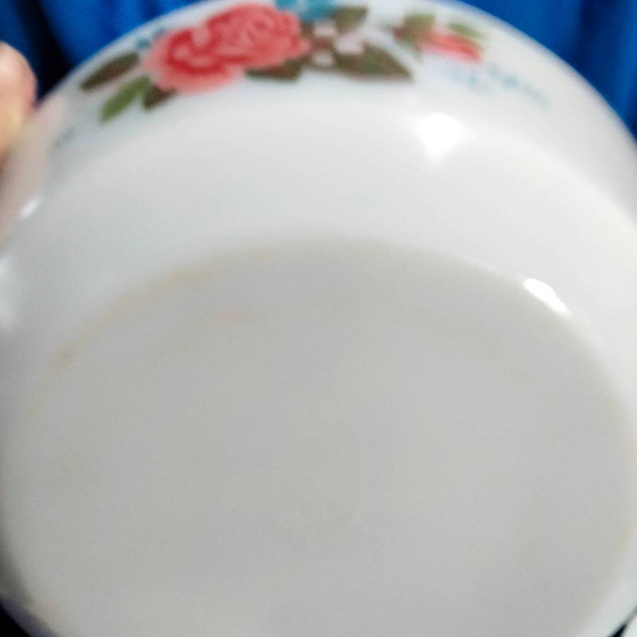 JAJ Cottage Rose Miilk glass Mixing Bowl+6 FIREKING anchorHocking bowlsLOOK At My BUY NOW-NO WAITING