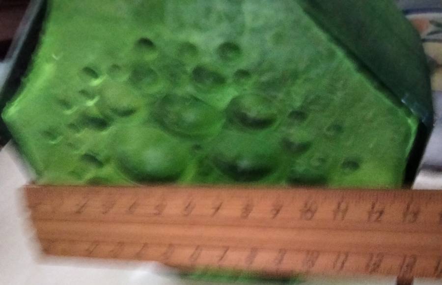 Vase 1 RIIHIMAKI Glass Moss Green #1720 Nanny Still Stella Polaris LOOK at my BUY NOW- NO WAITING