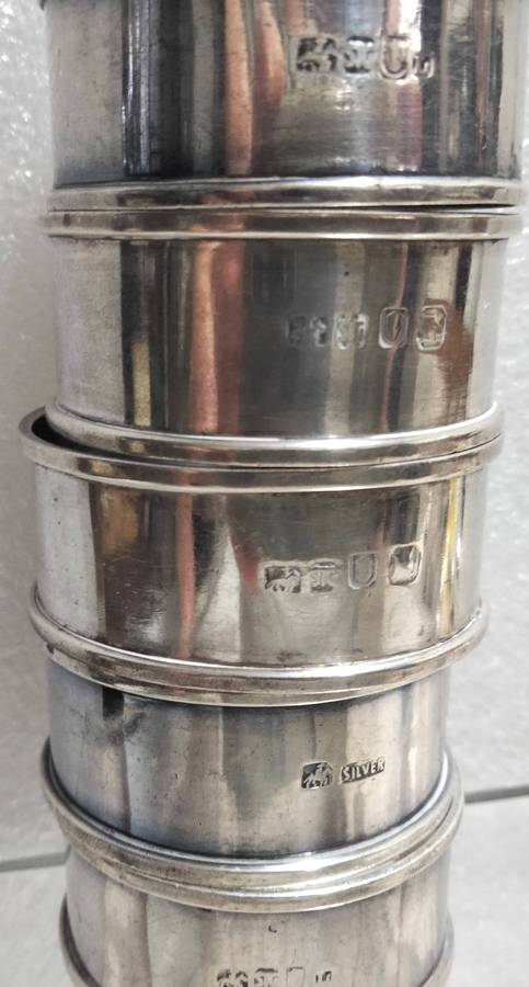 5 Dick King STERLING SILVER Hallmark 3 monogrammed W.88 grams LOOK At My BUY NOW LISTINGS NO WAITING