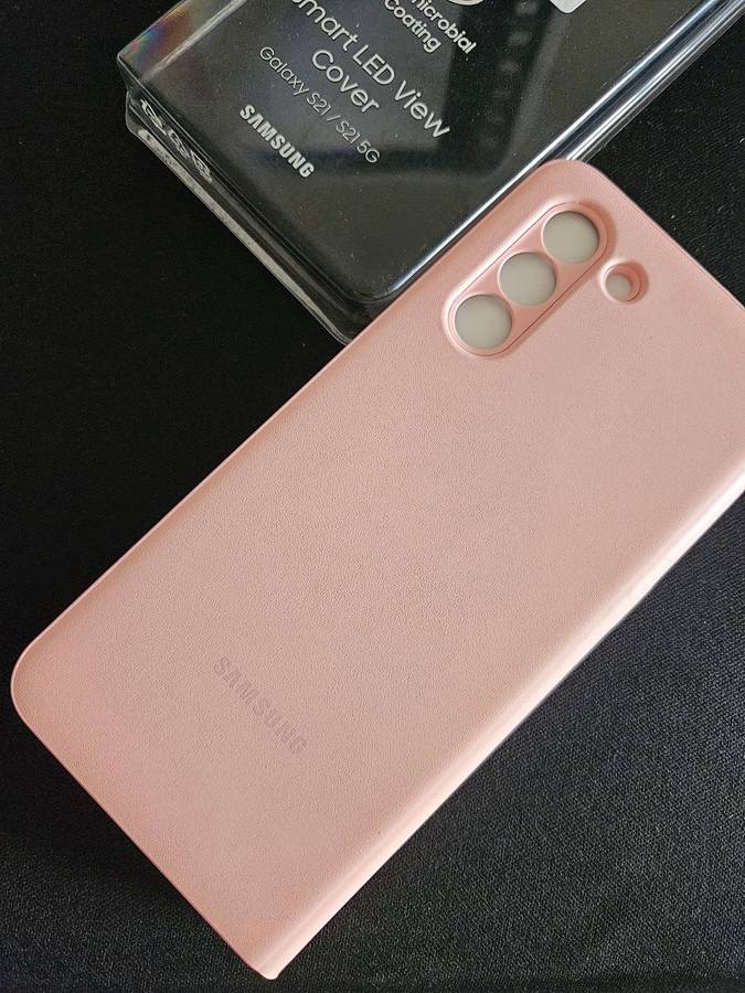 Samsung Galaxy S21 5G Smart LED View Cover - Pink [ Genuine Samsung Accessory ]