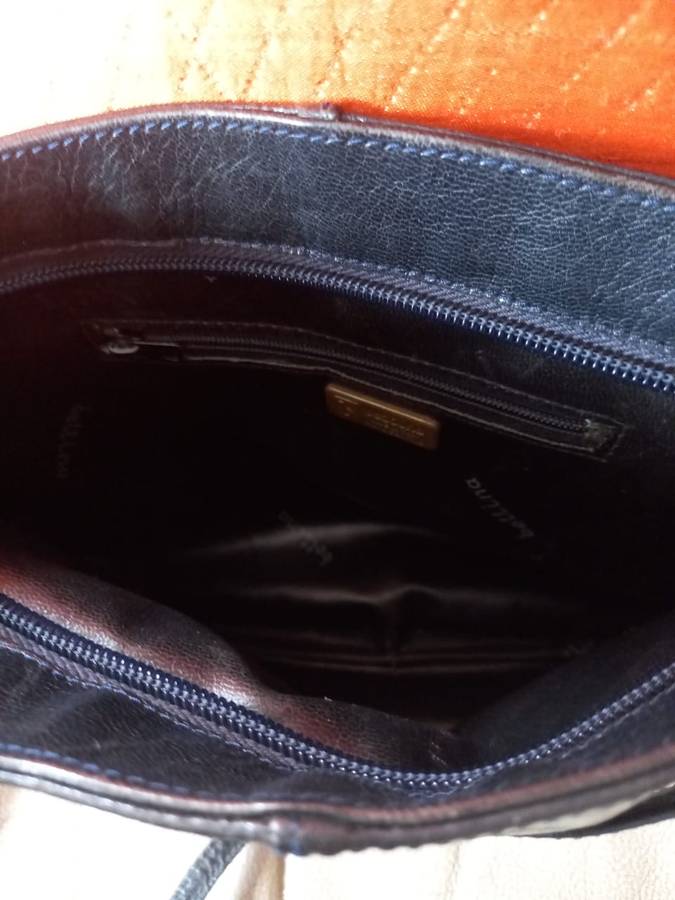Italian leather clutch bag (Bettina)