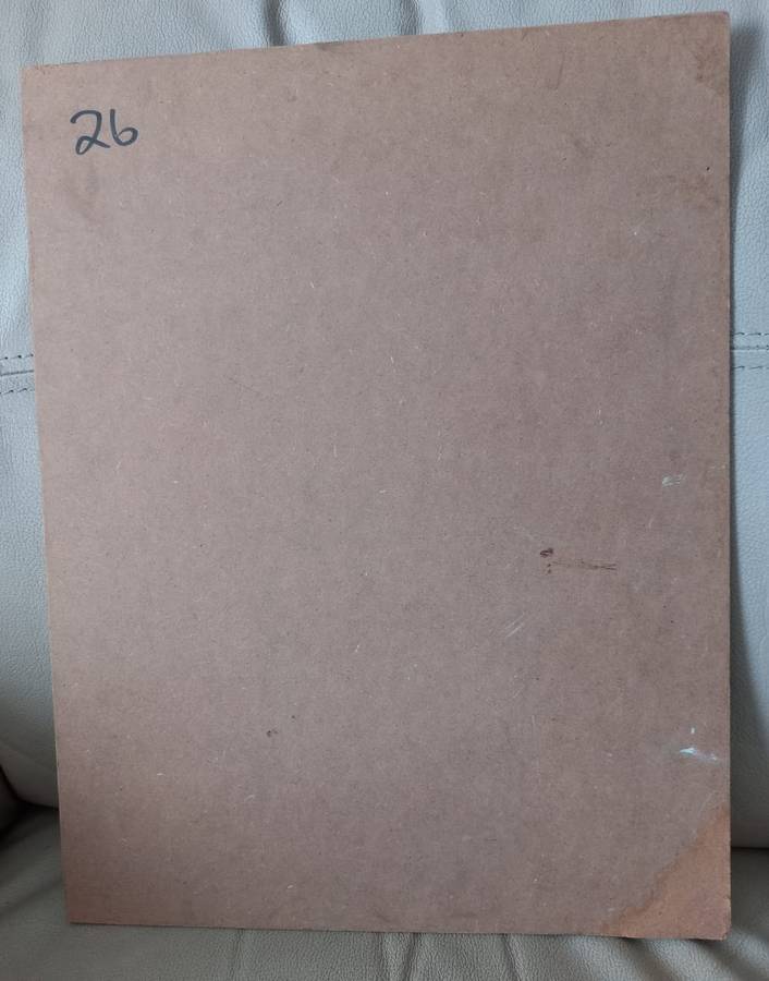 Oil on board painting by Benjamin Jacobus Davis