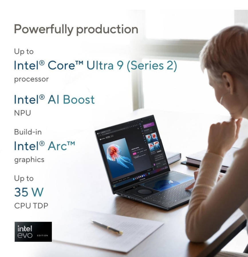 Asus Zenbook Duo Intel® Core Ultra 9-285H 32GB RAM 2TB SSD OLED Laptop