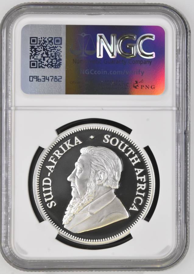 2023 Proof Silver 1oz Krugerrand Leopard Privy Mark NGC Graded PF70