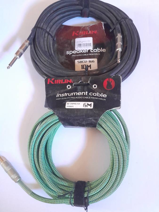 Audio cables new and used