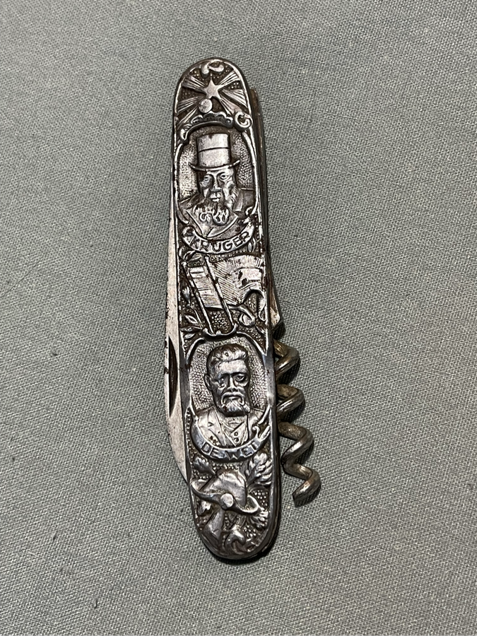Paul Kruger & De Wet Anglo-Boer War Pocket knife