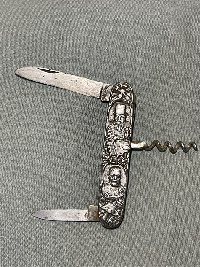 Paul Kruger & De Wet Anglo-Boer War Pocket knife