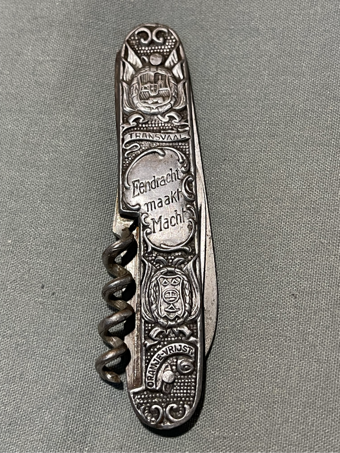 Paul Kruger & De Wet Anglo-Boer War Pocket knife