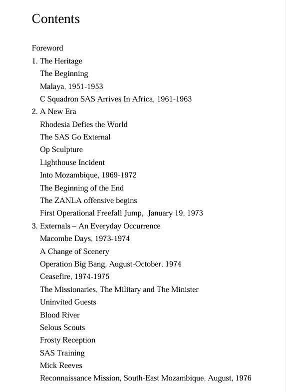 The Elite, The Story of The Rhodesian Special Air Services by Barbara Cole