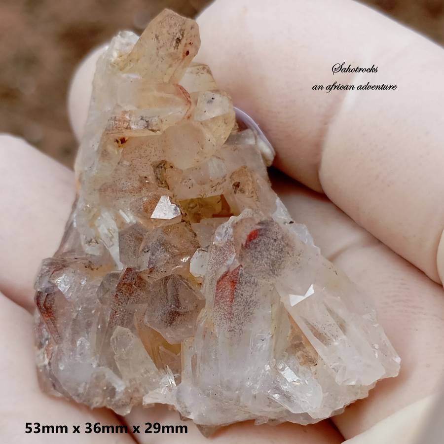 Hematite quartz - Orange River N Cape South Africa