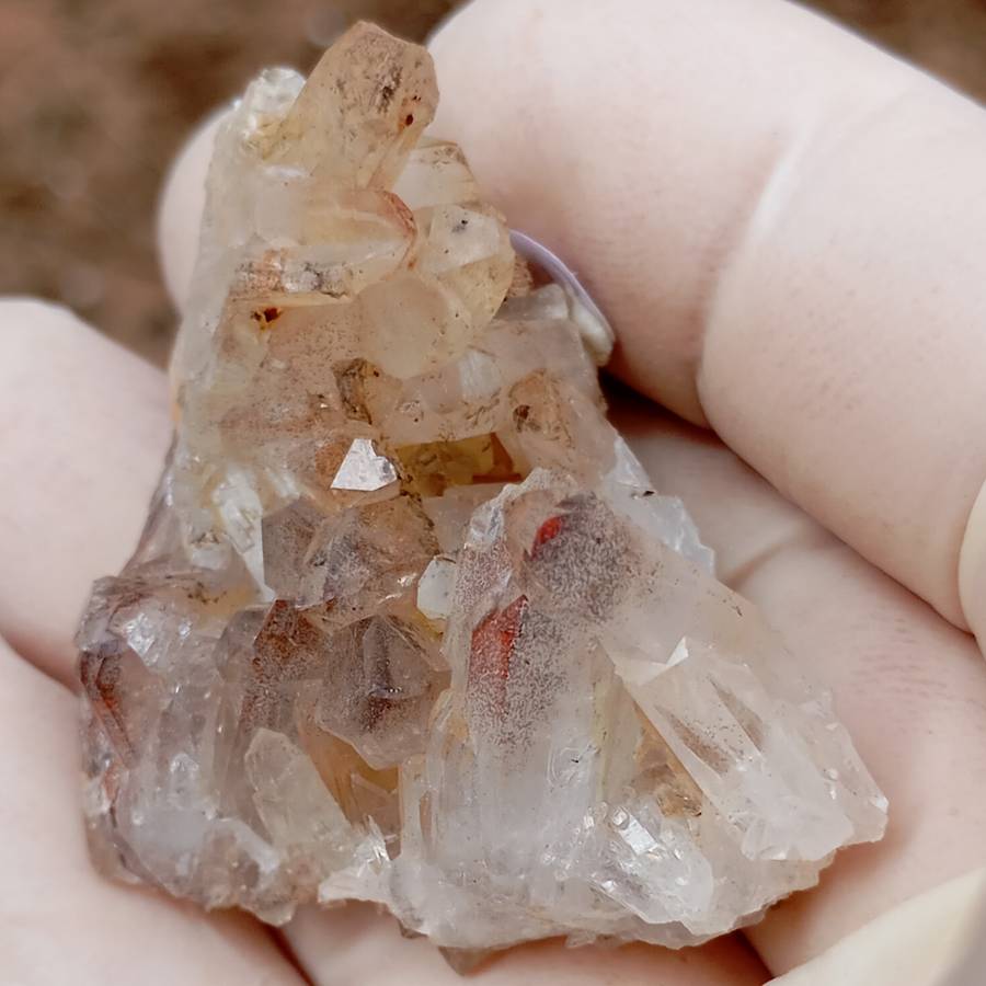 Hematite quartz - Orange River N Cape South Africa