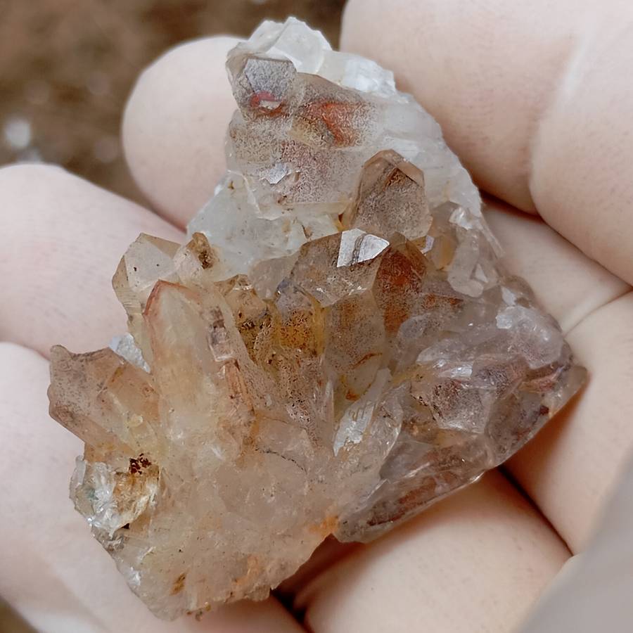Hematite quartz - Orange River N Cape South Africa