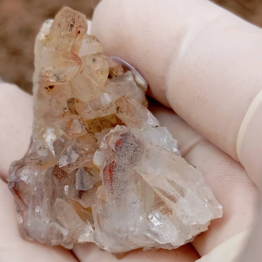 Hematite quartz - Orange River N Cape South Africa
