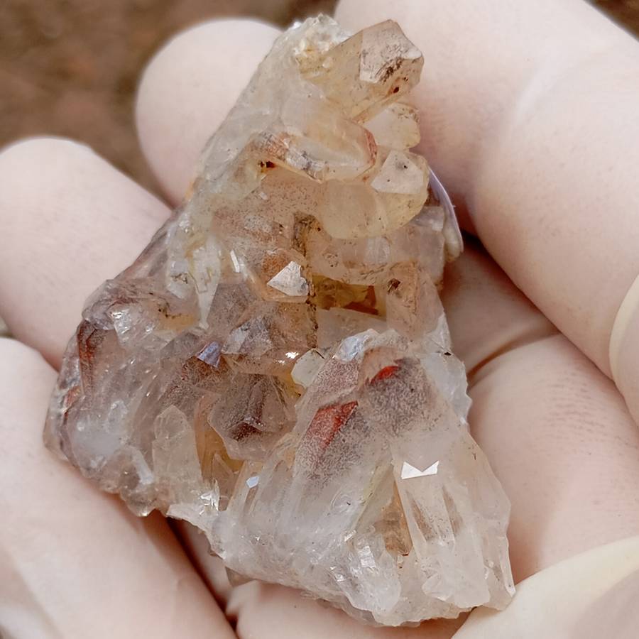 Hematite quartz - Orange River N Cape South Africa