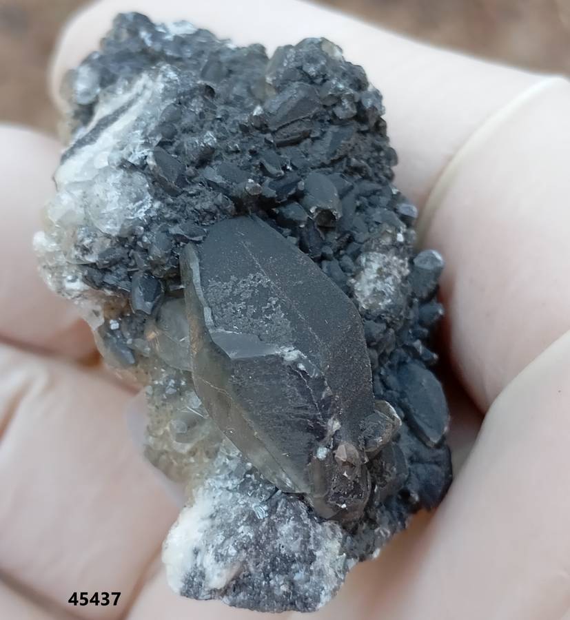 Pyrite and calcite - Tenke Fungurume mine DRC Congo