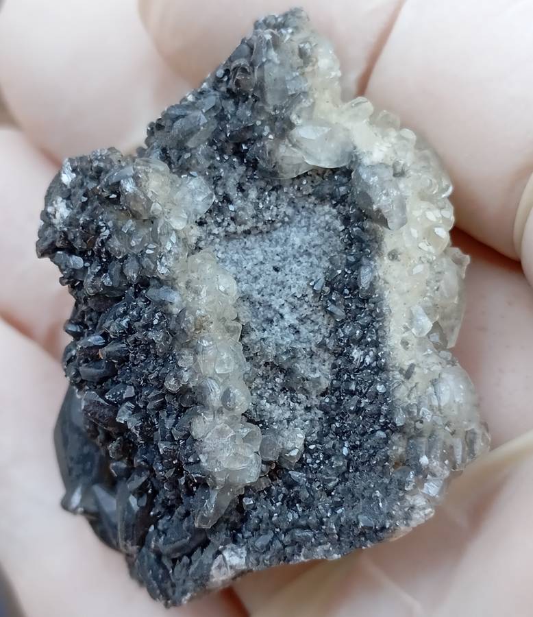 Pyrite and calcite - Tenke Fungurume mine DRC Congo