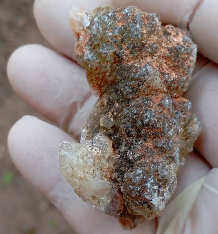 Fluorite quartz - Orange River Riemvasmaak N Cape South Africa