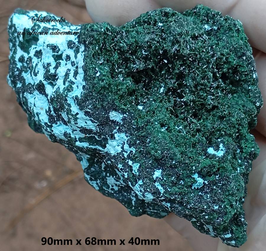 Malachite chrysocolla - Mashamba West mine DRC Congo