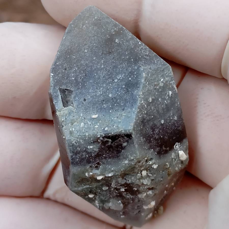 Floater quartz - Orange River Steinkopf N Cape South Africa