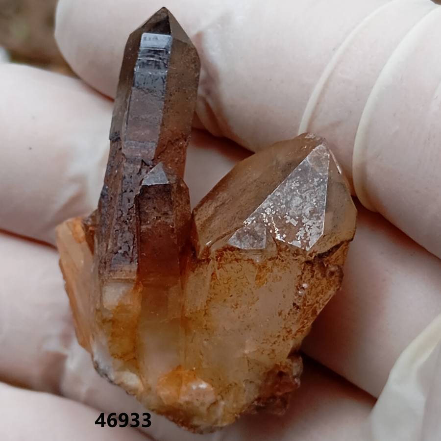 Hematite in quartz - Orange River N Cape South Africa