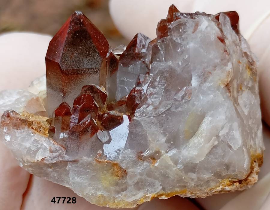 Hematite quartz - Orange River Steinkopf N Cape South Africa