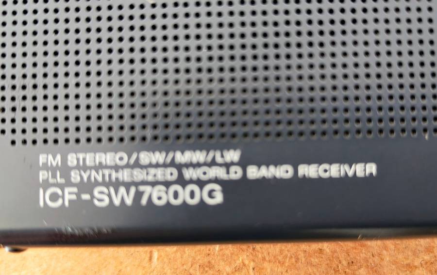 SONY ICF-SW7600G RADIO