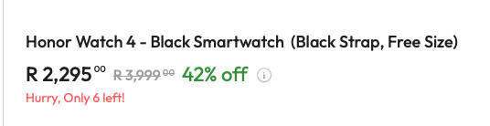 HONOR WATCH 4 SMART WATCH