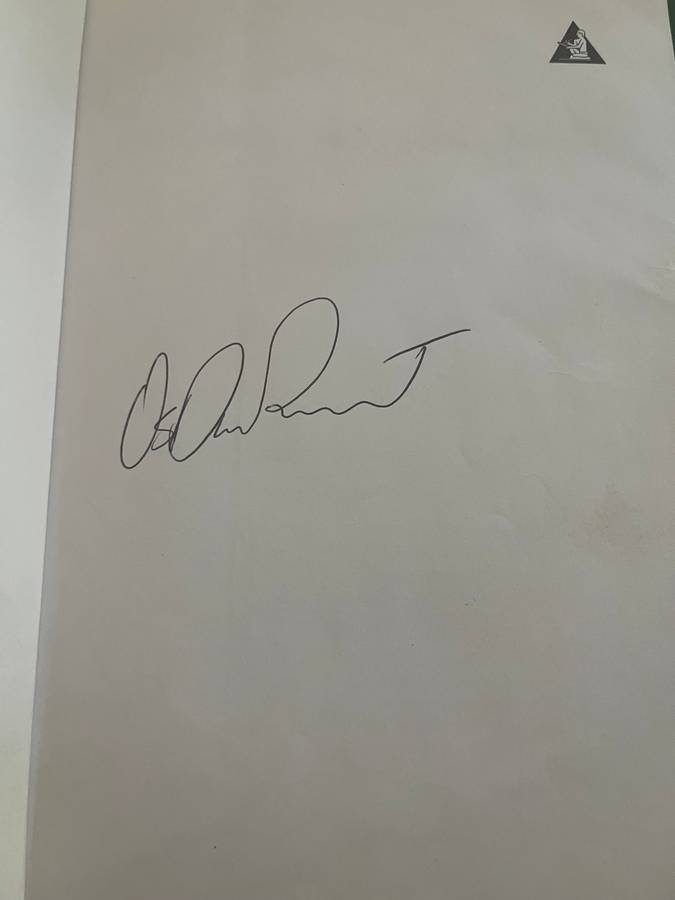 Rugby Book - *SIGNED* Os: Die outobiografie