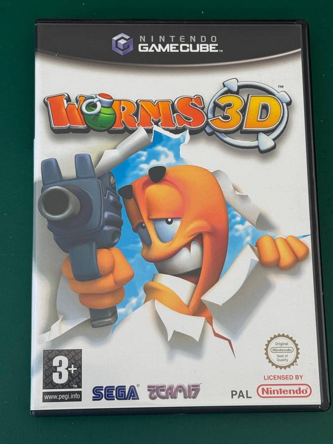 Retro Game - Nintendo Gamecube:  Worms 3D