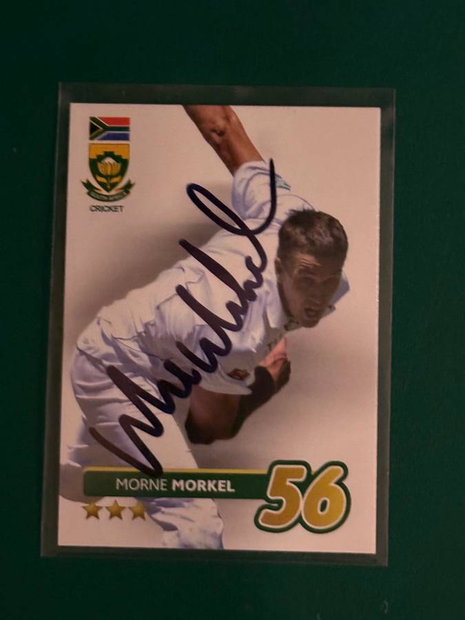Cricket Card - *SIGNED* Morne Morkel 2014 Big Ball Cricket Card