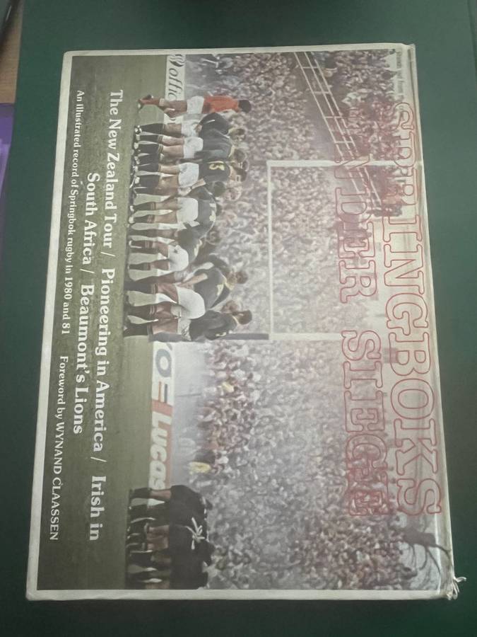 Rugby Book - Springboks under Siege (1980/1981 Illustrated Record)