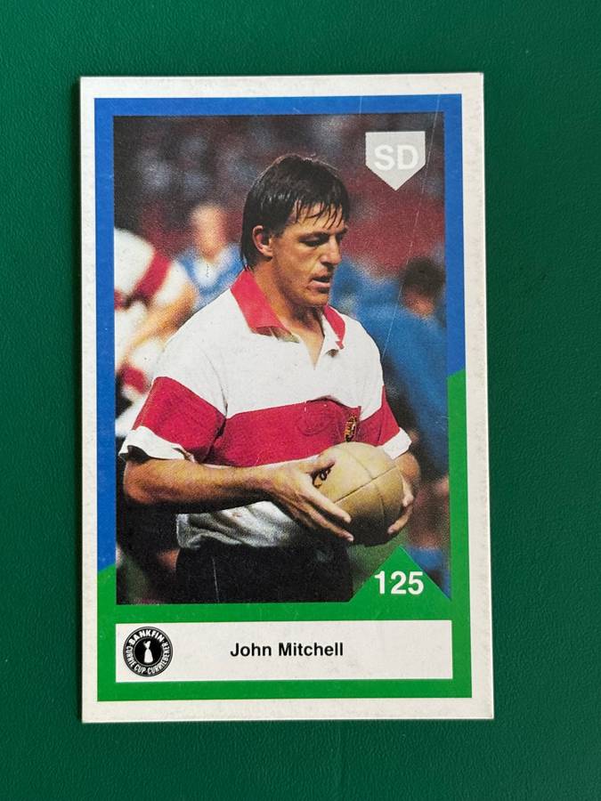 Rugby Card - John Mitchell 1992 Sports Deck Rugby Card (Nr125)