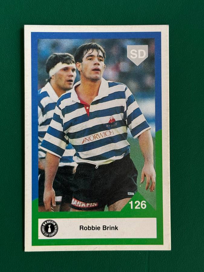 Rugby Card - Robbie Brink 1992 Sports Deck Rugby Card (Nr126)