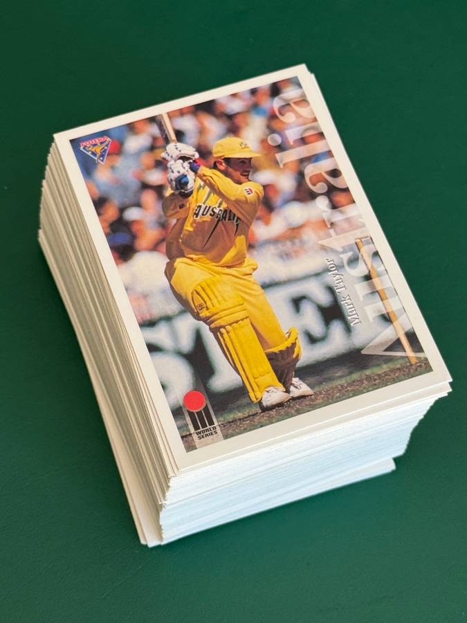 Cricket Card Set (110 Cards) - Complete Mint 1994 Futera Cricket Card Base Set