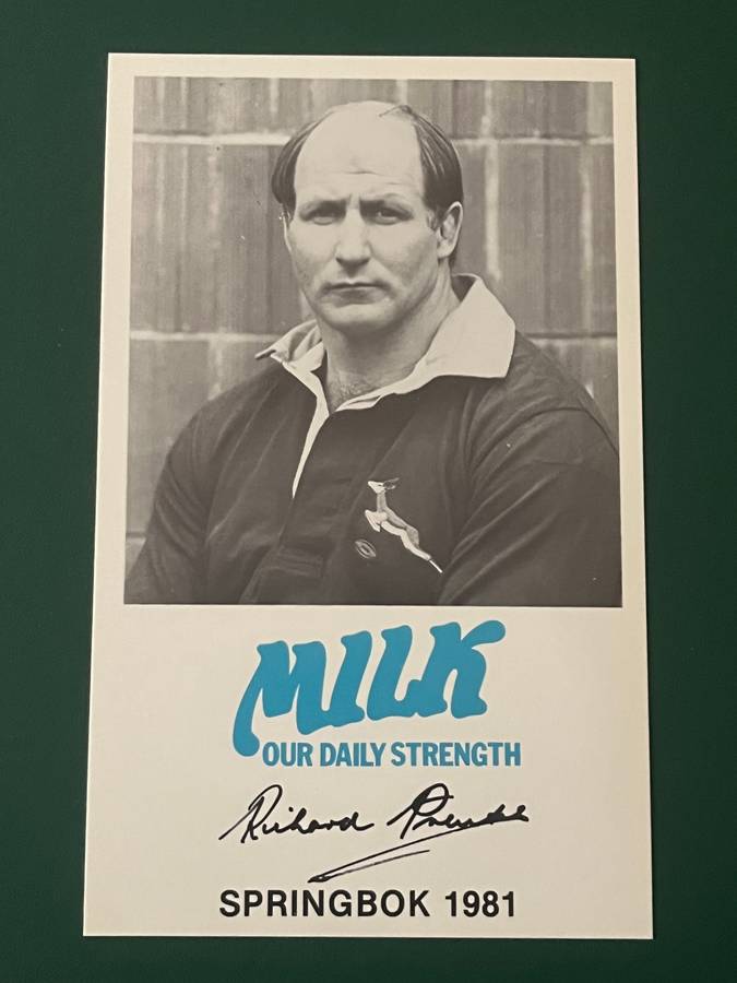Rugby Card - Richard Prentiss 1981 Milk/Melk Card