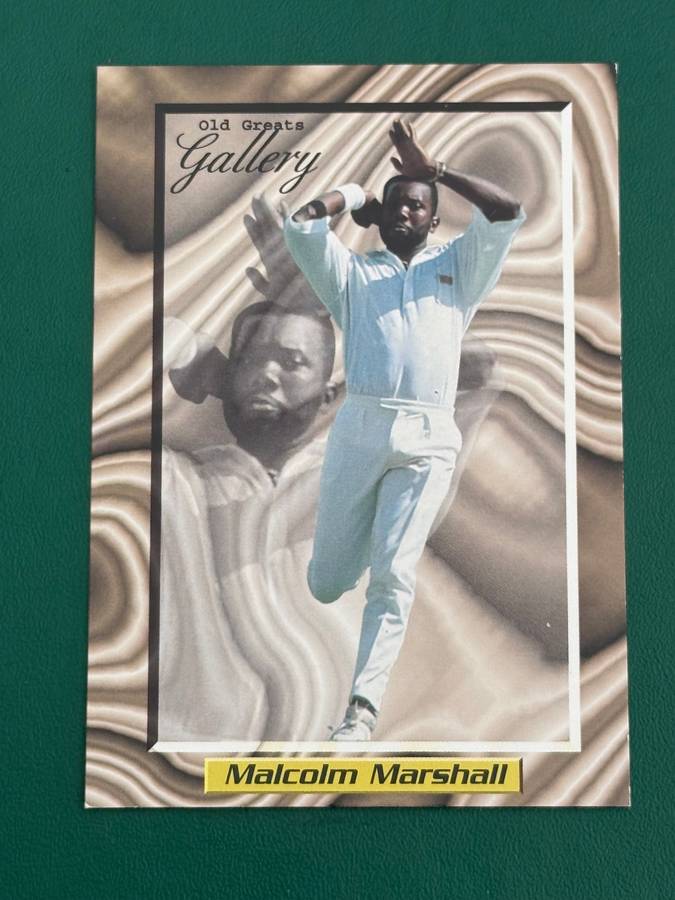 Cricket Card - Malcolm Marshall 1996 Sports Deck Old Great Gallery Cricket Card
