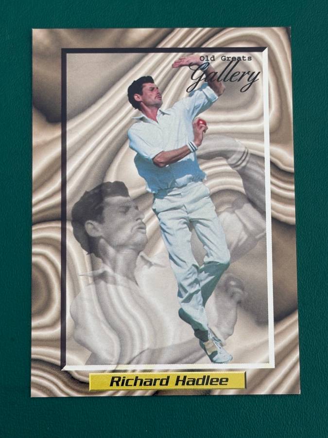 Cricket Card - Richard Hadlee 1996 Sports Deck Old Great Gallery Cricket Card