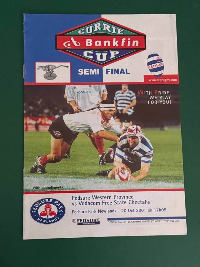 Rugby Programmes - 6 (Six) * Rugby Programme Package (2001-2003)