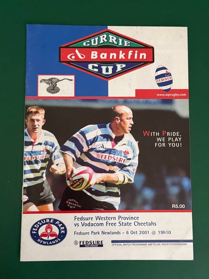 Rugby Programmes - 6 (Six) * Rugby Programme Package (2001-2003)