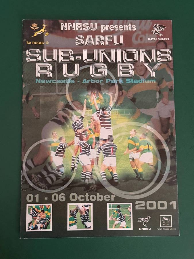 Rugby Programmes - 6 (Six) * Rugby Programme Package (2001-2003)