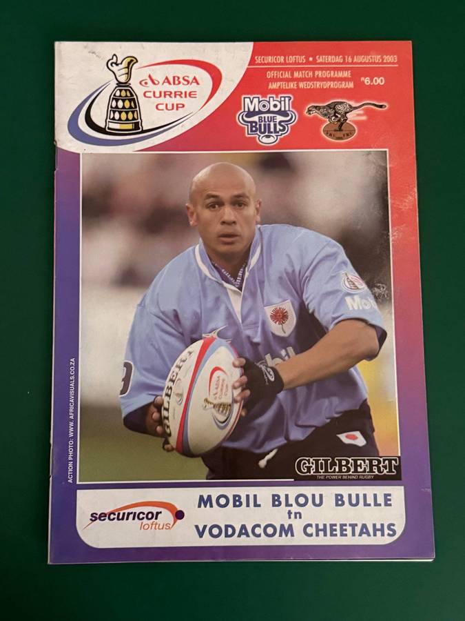 Rugby Programmes - 6 (Six) * Rugby Programme Package (2001-2003)