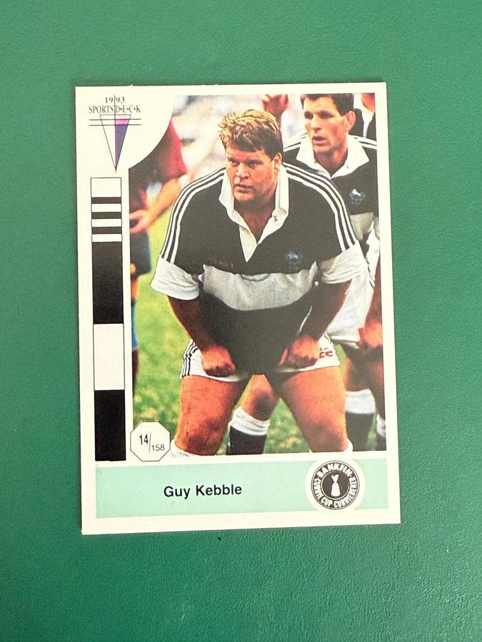 Rugby Card - Guy Kebble 1993 Sports Deck Rugby Card
