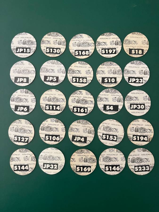 Rugby - 25 * Arlenco 1995 Rugby World Cup Tazos/Slammas