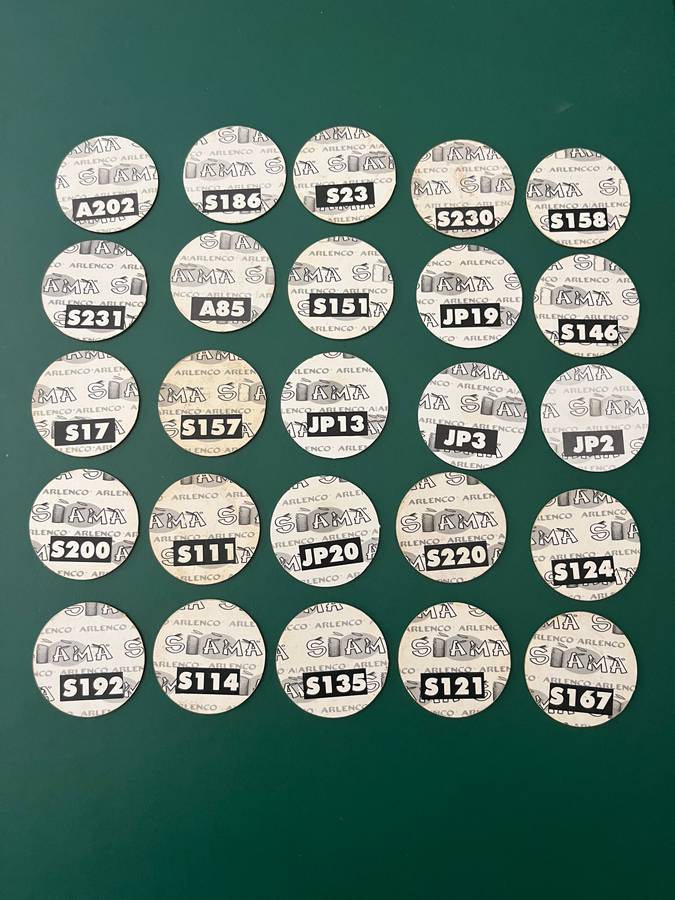 Rugby - 25 * Arlenco 1995 Rugby World Cup Tazos/Slammas