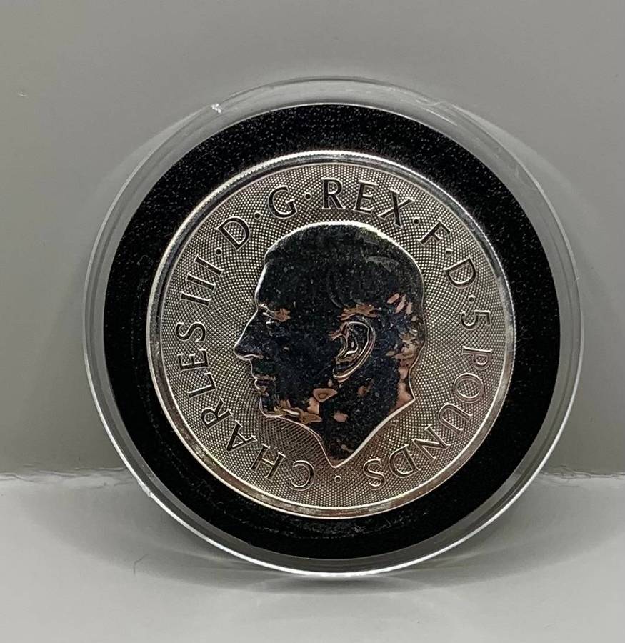 (  TWO OUNCES  )  2023 NEW DESIGN   ENGLAND'S  MYSTICAL BEAST    THE BULL OF CLARENCE