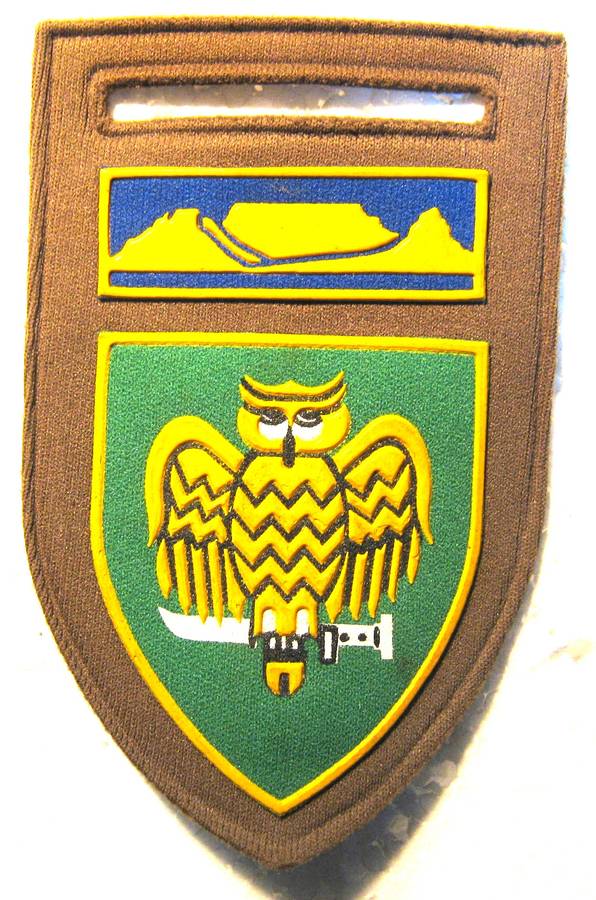 OLD SADF WYNBERG COMMANDO WITH WESTERN PROVINCE COMMAND BAR TUPPERWARE FLASH - GOOD USED COND