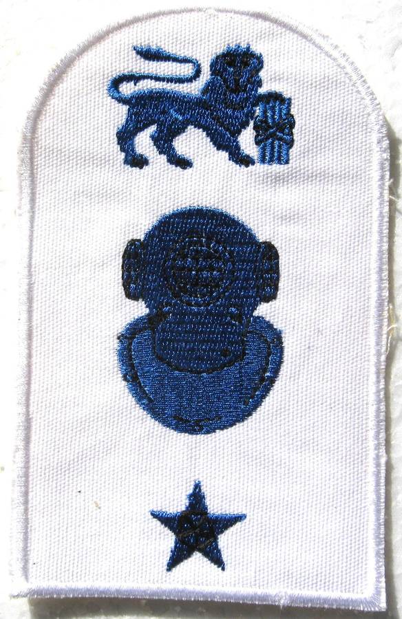 Old S.A. Navy Diver Part 3 Summer Dress Shoulder Badge